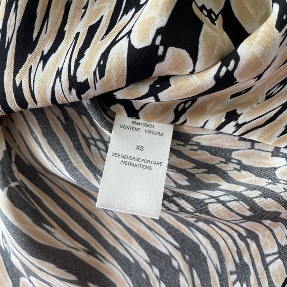 Chelsea Flower Printed Silk Halter Tank - Picture 8 of 14